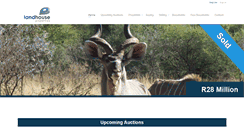 Desktop Screenshot of landhouse.co.za